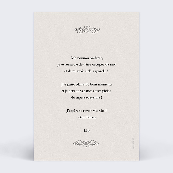 Remerciements Toutes Occasions La revue
