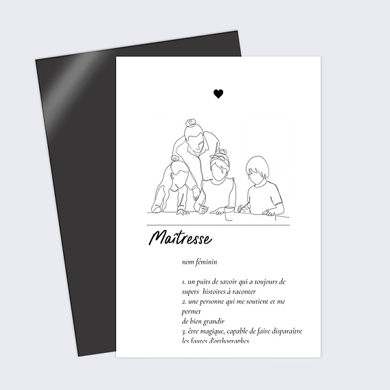 Remerciements Toutes Occasions Définition maîtresse line art