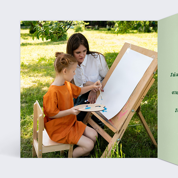 Carte de remerciement Meilleure du Monde Intérieur Gauche