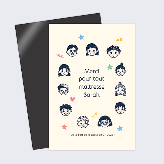 Remerciements Toutes Occasions Écoliers