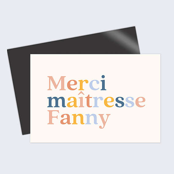 Remerciements Toutes Occasions Merci coloré
