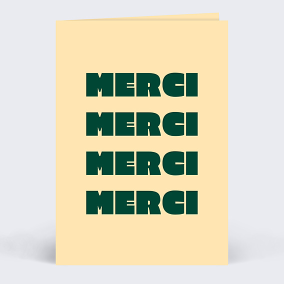 Remerciements Toutes Occasions Quatre mots