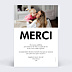Remerciements Toutes Occasions Merci Vertical