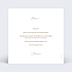 Carte remerciement invitation Ronde Florale Verso