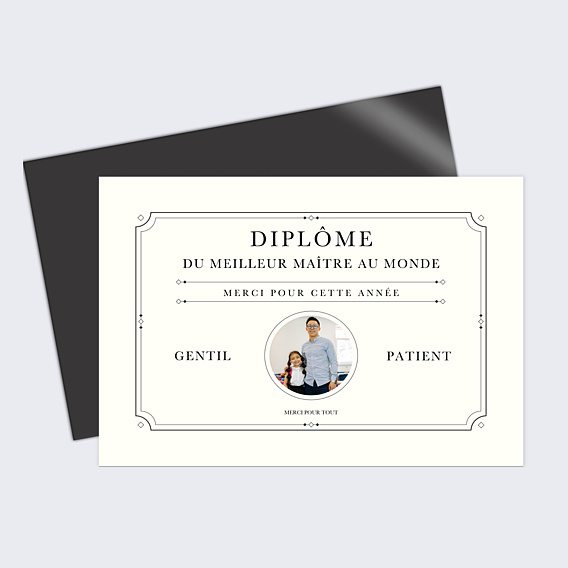 Remerciements Toutes Occasions Le diplôme
