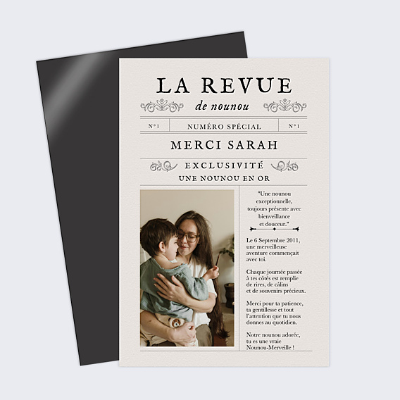 Remerciements Toutes Occasions La revue
