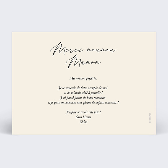 Remerciements Toutes Occasions Étiquette cœur