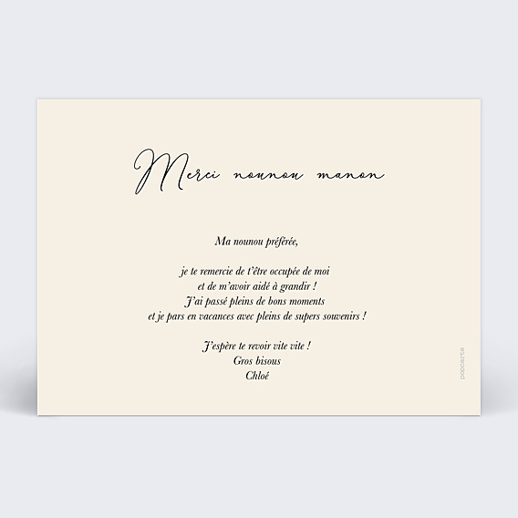Remerciements Toutes Occasions Étiquette cœur