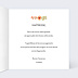 Carte remerciement invitation Fleurs pour Maîtresse Intérieur Droit