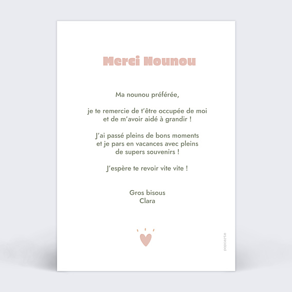 Remerciements Toutes Occasions Petit arc-en-ciel