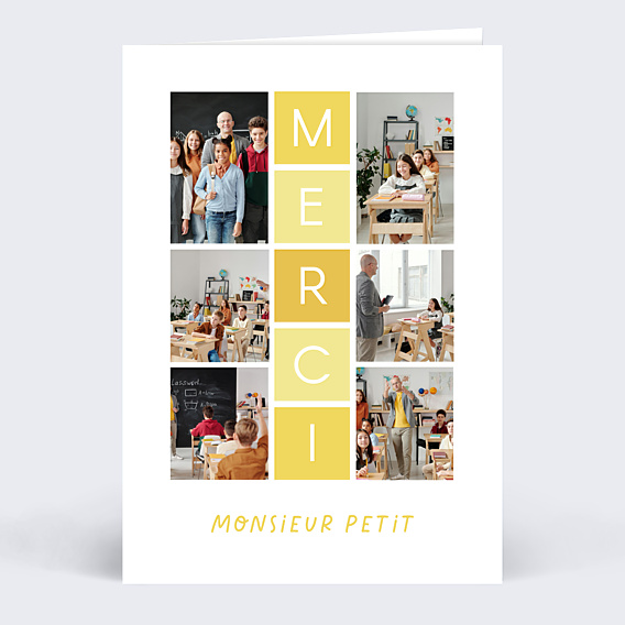 Remerciements Toutes Occasions Marelle maître