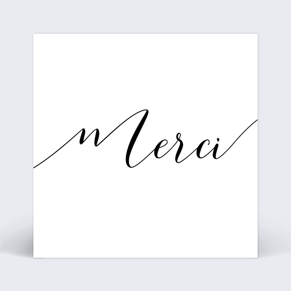 Carte remerciement invitation Stylo Plume