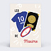 Invitation anniversaire enfant Champion Rugby