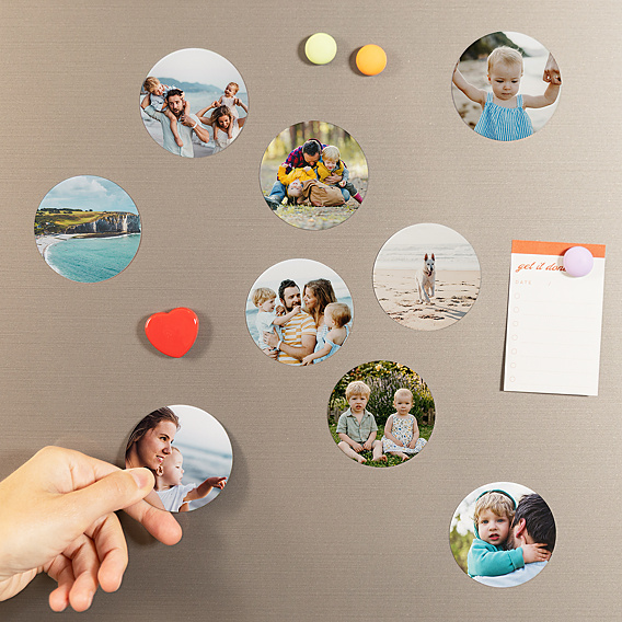 Magnets Magnet photo rond