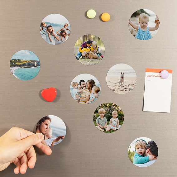 Magnets Magnet photo rond