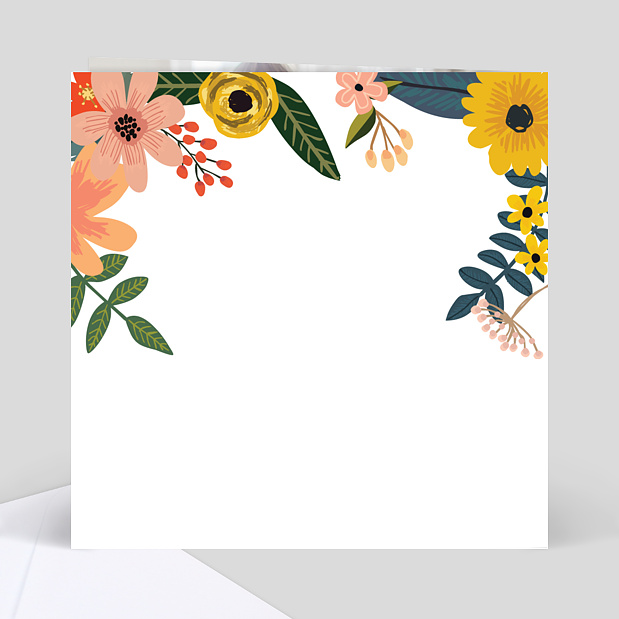 Carte de Correspondance Printemps Verso