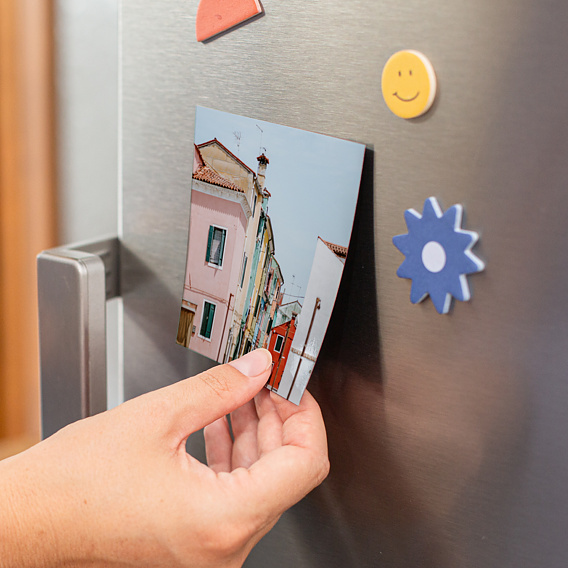 Magnet photo carré Après 2