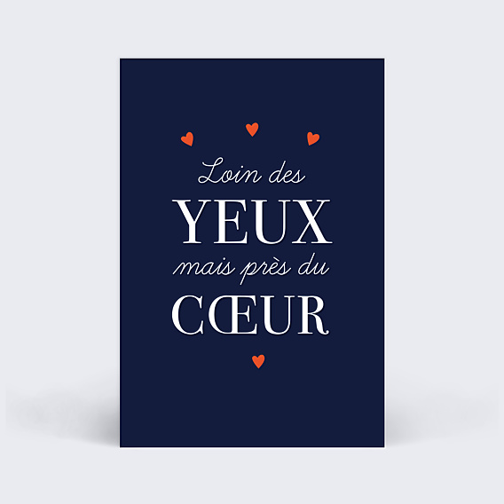 Carte amitié Près du Coeur