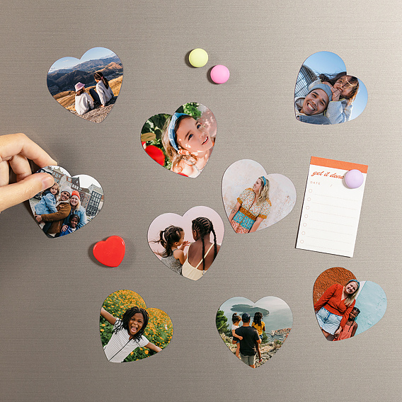 Magnets Magnet photo cœur