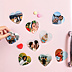 Magnets Magnet photo cœur