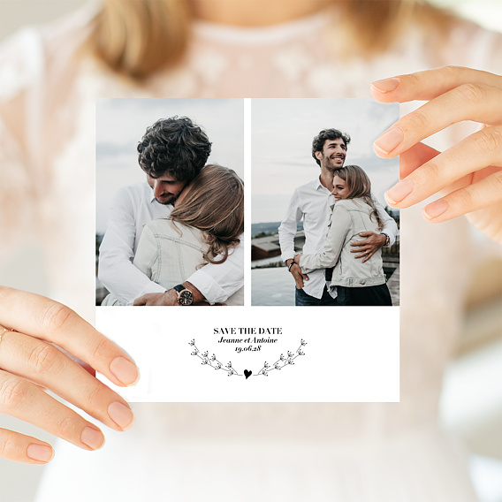 Save the date Cœur Bucolique