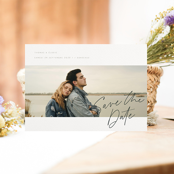 Save the date Délicate Signature