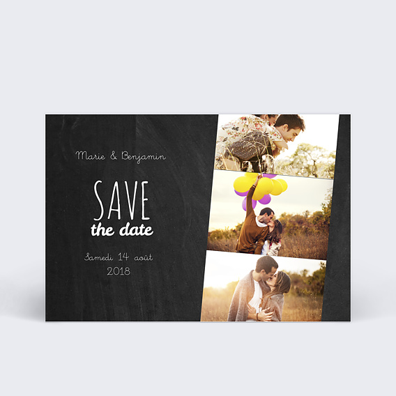 Save The Date Jeu typographique