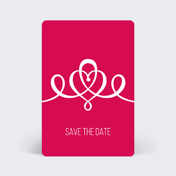 Save The Date Joli coeur