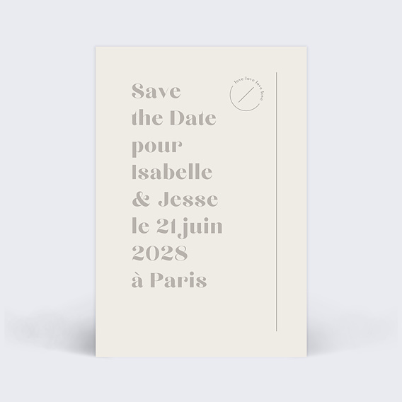 Save the date Mister M Jesse