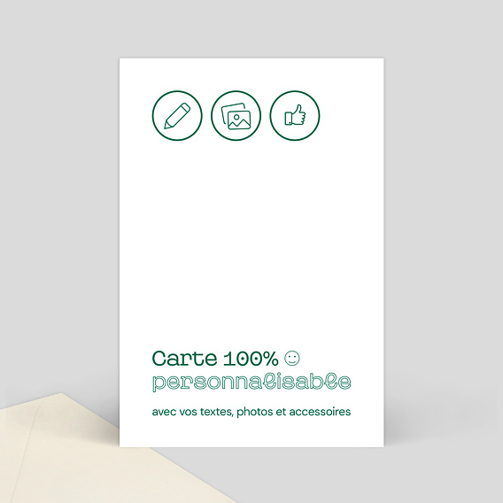 Carte Save the Date 100% Personnalisable