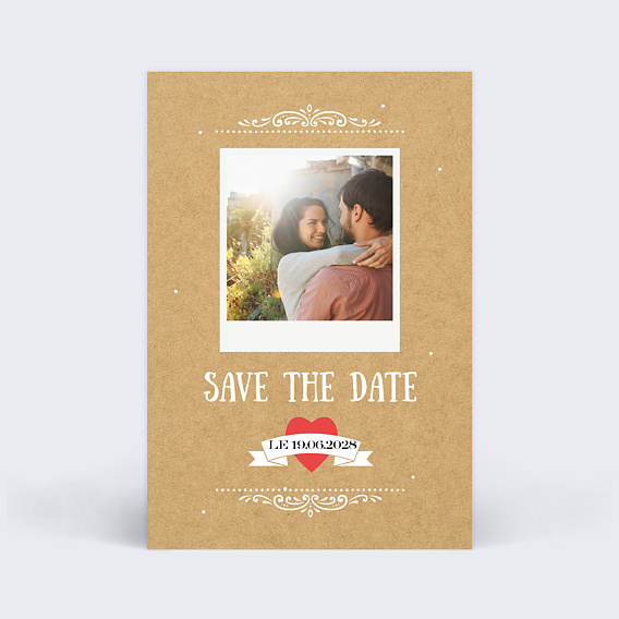 Save The Date Polaroïd