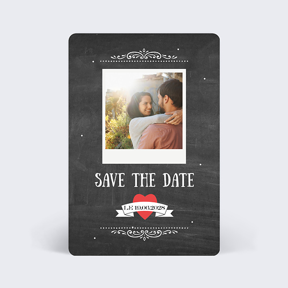 Save the date Polaroïd