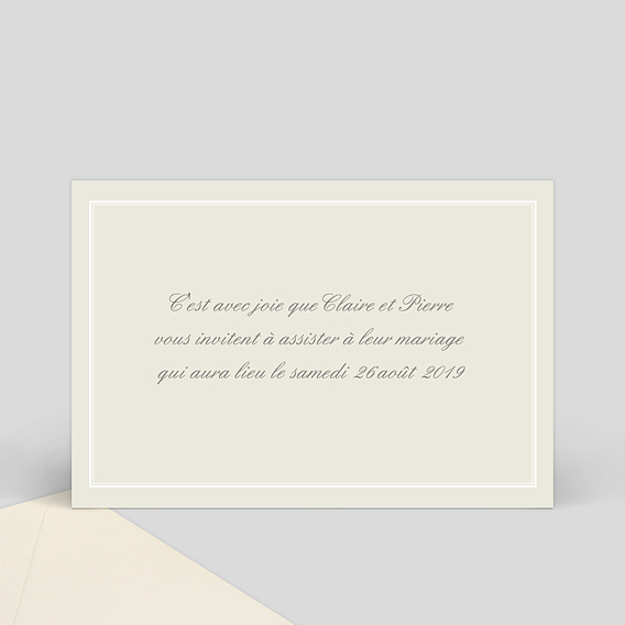 Save the date Classique Cadre Multiphotos Verso