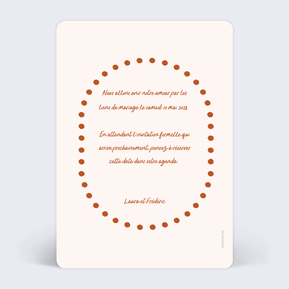 Save the date Jackpot Verso