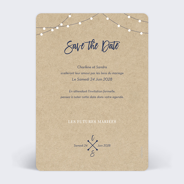 Save the Date il Était une Fois Verso