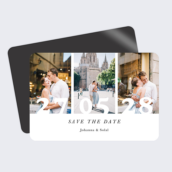 Save The Date Trois Photos