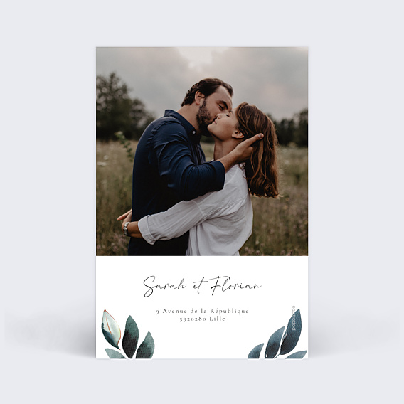 Save The Date Idylle Végétale