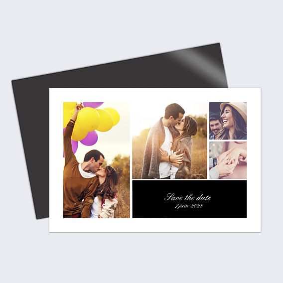 Save The Date Classique Multiphotos