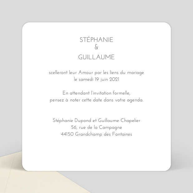 Save the Date Puzzle Verso