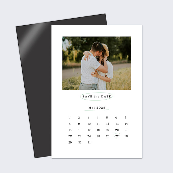Save The Date Calendrier
