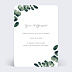 Save the date  Branche d'Eucalyptus Verso