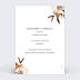 Save the date Bouquet Parfumé Verso