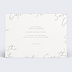 Save the date Délicate Signature Verso