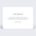 Save the date Trois Photos Verso