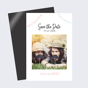 Save The Date Mariage illustré