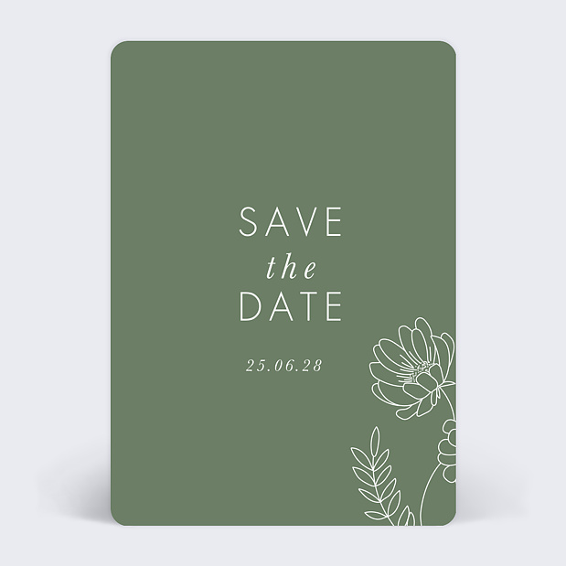 Save The Date Jardin d'Hiver