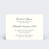 Save the date Classique beige Verso