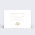 Save the date Ginkgo Délicats Verso