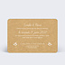 Save the date Timeline Dentelle Verso