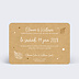 Save the date Tourbillon d'Étoiles Kraft Verso